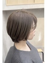 クララ 博多駅前(CLALA)&nbsp;大人女性におすすめ♪白髪ぼかし×艶ショートボブ【古賀義大】