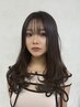 [安藤指名限定]ケアカラー＋メンテナンスカット＋髪質改善トリートメント