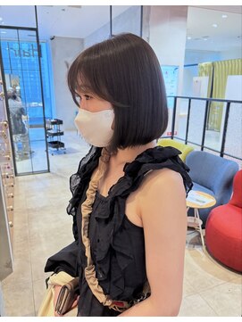 エル バイ ゼノン ビューティー(L by ZENON BEAUTY) オリーブグレージュ　内巻きボブ　モテ