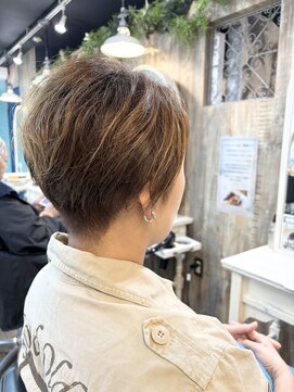 ブレス ヘアアンドスパ 湘南台(bless hair spa) 軽やかショートスタイル3