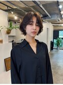ショート/レイヤーボブ/ニュアンスパーマ/顔周りカット/20代30代
