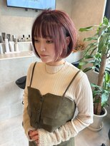 ナイト(KNIGHT)&nbsp;ショートボブ/ボルドーカラー