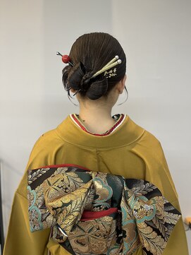 ヌープヘアーアイス(NUUP.hair ici) 20代30代40代◎結婚式アッシュカラーこなれ大人まとめ髪シニヨン