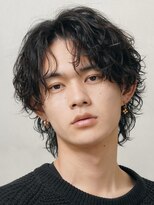 フィフスパーク(fifth PARK)&nbsp;アクティブショートフェザーパーマルーズショートセンターパート