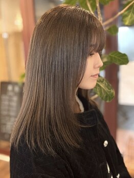 エスポワール(Espoir)の写真/資生堂髪質改善カラーを使用し、ブリーチなしでも透明感、艶感のあるカラーをお楽しみ頂けます♪［浦安］