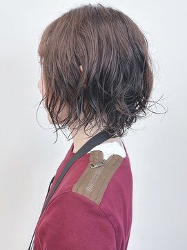 ラウンジ モリオ イケブクロ(Lounge MORIO Ikebukuro) *カジュアルボブおしゃれパーマニュアンスボブカーリーボブ30代