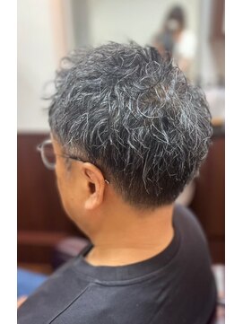 ケースタイルヘアスタジオ 麻布十番店(K-STYLE HAIR STUDIO) ツーブロックショートパーマ/ミドルエイジショートパーマ
