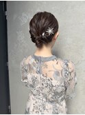 【結婚式ヘア～シニヨンヘアセット～】カチモリ結婚式ヘア渋谷
