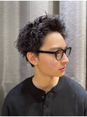 【option武蔵小杉】スパイキーショート×ピンパーマ