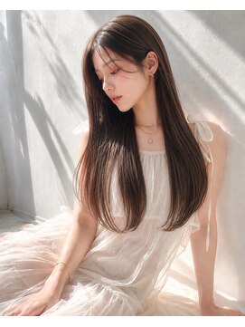 アッシュ 学芸大学店(Ash) ロング/レイヤー/大人女性/モカ系/髪質改善カラー/美髪矯正
