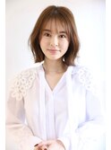大人ボブ | シースルーバング