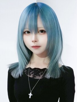 アルバム 銀座(ALBUM GINZA) ペールブルー塩基ハイトーンブリーチ_F1583
