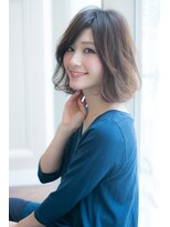 バッサリ切るならコレ！大人かわいいミディアムボブ！