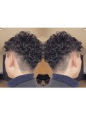 オシャレメンズ刈り上げ×パーマスタイル