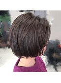 ふんわりワンレンボブ