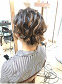 結婚式ロングシニヨンアップアレンジ ［立川/立川南/八王子］