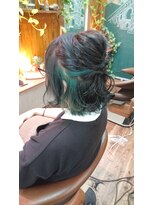 カラフル ヘアー(Colorful hair)&nbsp;チラ見せ★インナーカラー