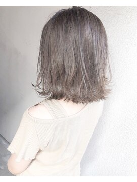 ヘアーアンドアトリエ マール(Hair&Atelier Marl) 【Marl】フォギーベージュカラーの無造作外ハネボブ♪