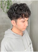 tetohair 渡辺 メンズカット マッシュショート ピンパーマ