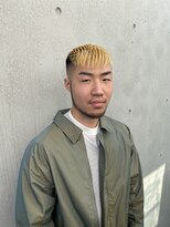 タケシズバーバー(BARBER) 金髪フェードクロップスタイル