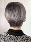 [心斎橋/難波］プラチナカラーシルバー◇ミニマムショート