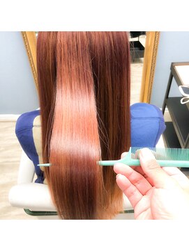 アンフィシュピトロワ(AnFye spi tlow) 【髪質改善】ジュエリーシステム×LULUトリートメント×縮毛矯正