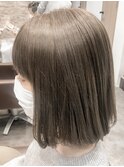 ハイトーンカラー×ショートボブ　2021/12/25
