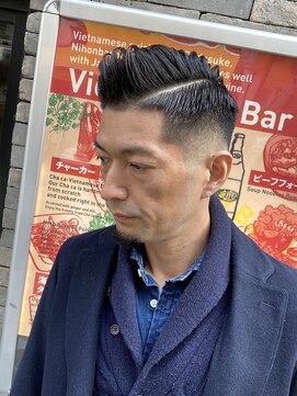 ドルクス 日本橋(Dorcus) 日本橋イケオジバーバースタイル　渋い髪型　30代40代50代髪型