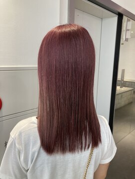 ゲーム 原宿店(GAME) ピンクベージュ/ダブルカラー/ケアブリーチ/髪質改善/原宿