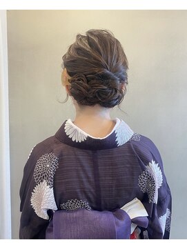 ヘアサロン ムク(HAIR SALON.MuKu) 大人可愛いふんわりヘアセット/着物ヘア
