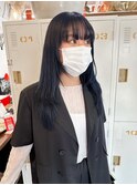 ネイビーブルー×ワンホンレイヤー
