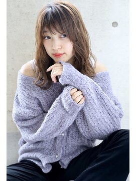 ヘアアンドメイク シークネクスト(HAIR&MAKE SeeK NEXT) 【SeeK NEXT島貫】ヌーディカール×レイヤーミディ