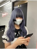 #インナー#エンドカラー#裾ブラック