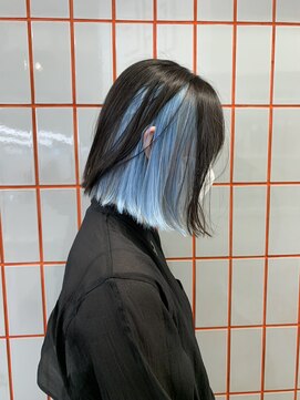 ペレ 渋谷(PELE) 斜めバング/グレージュカラー/シルキーベージュ/渋谷/渋谷駅