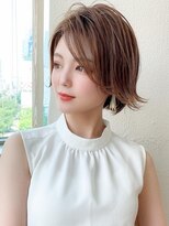 ラルユー 金山(LallYou)&nbsp;黒髪/グレーベージュ/レイヤーロング/前髪パーマ