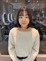 黒髪ショート＊ボブ＊ダークアッシュ【ZinaCENTRAL】