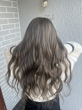 フェット(Fete) 【ケアブリーチ使用】ミルクティーグレージュ♪