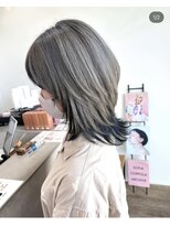アーブル ヘアーアンドメイク(ARBRE) ダブルカラーウルフハイトーン裾カラー