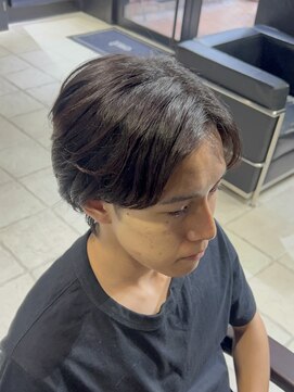 アウル 心斎橋(owl) センターパートウルフ/カルマパーマ/ダウンパーマ/men's