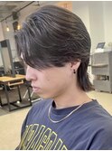 横浜 ニュアンスパーマセンターパートフェザーパーママッシュ