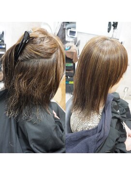 ヘアテリア リュウ 大塚(hair teria ryu) 縮毛矯正/髪質改善/艶髪ストレート/艶カラー