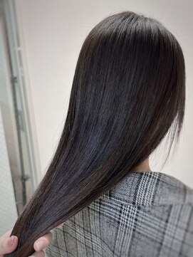 アントワープトーキョー(antwerp TOKYO) 30代40代酸性ストレート縮毛矯正暗髪ブルーブラック髪質改善