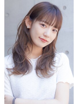 ファイン 三笠店(Fine) 20代30代40代ラベンダーベージュゆる感レイヤーロング