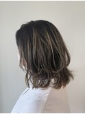 ナチュラル外ハネレイヤーボブ