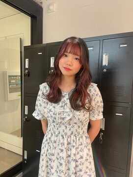 アイリー 名古屋(A/LEE) インナーカラー／ピンクインナーカラー／フェイスフレーミング