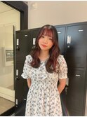 インナーカラー/ピンクインナーカラー/フェイスフレーミング