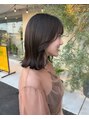 フルール(hair place Fleur)&nbsp;ぱつっとロブに少しレイヤーを入れて、くびれヘアに♪