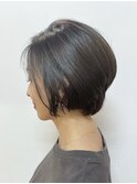 ミネラルケアでハリ・コシとツヤを両立した大人の上品ショート