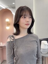 ロンドリゼル 札幌(Lond RiseL)&nbsp;◯ オリーブグレー/韓国/レイヤーカット/髪質改善/縮毛矯正/札幌