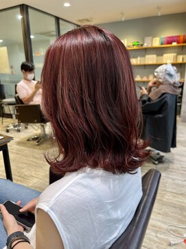 西宮/髪質改善/縮毛矯正/白髪染め/ハイライト/ウルフカット